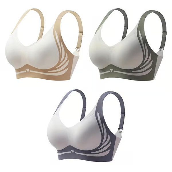 🔥Clearance Sale Buy 1 Get 3 Packs🎁Super gather bra | Wireless Push-up Bra👍No more sagging breasts