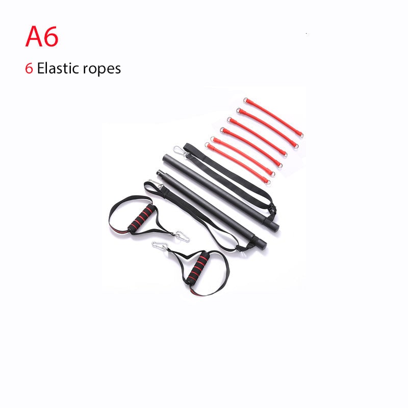 Body Workout Trainer Bar with Resistance Bands-SLOOSELYK