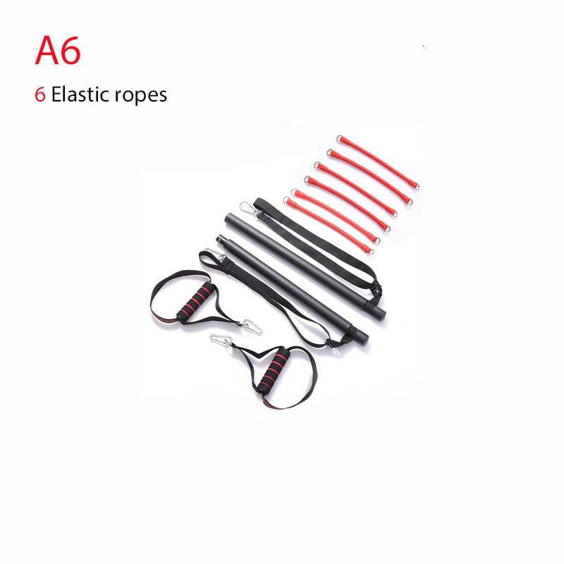 Body Workout Trainer Bar with Resistance Bands-SLOOSELYK