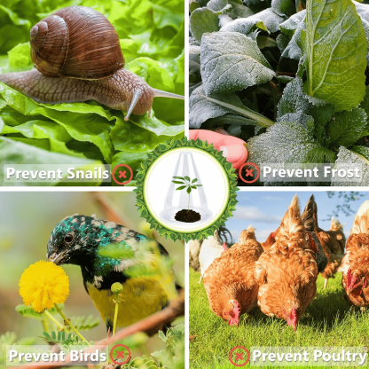 🌿Gardening Greenhouse Plant Covers 🌱Reusable, light-transmitting and breathable💪Prevent🐛insect🐓Poultry❄Frost🌧Rain🌪Wind-SLOOSELYK