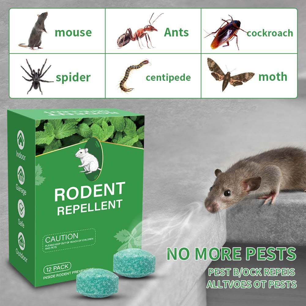 🐭12- Pack Popular Natural Rodent Repellent Balls