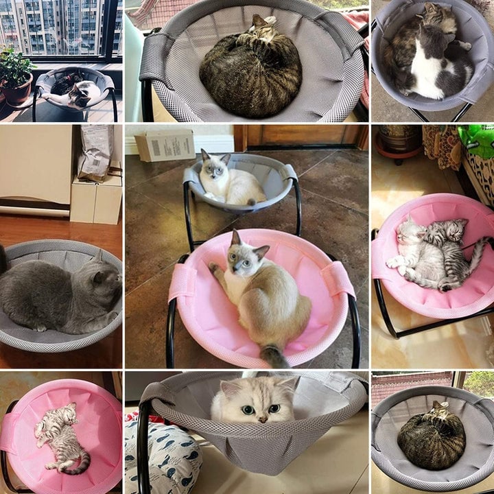 Floor Cat Hammock-With Stand-SLOOSELYK
