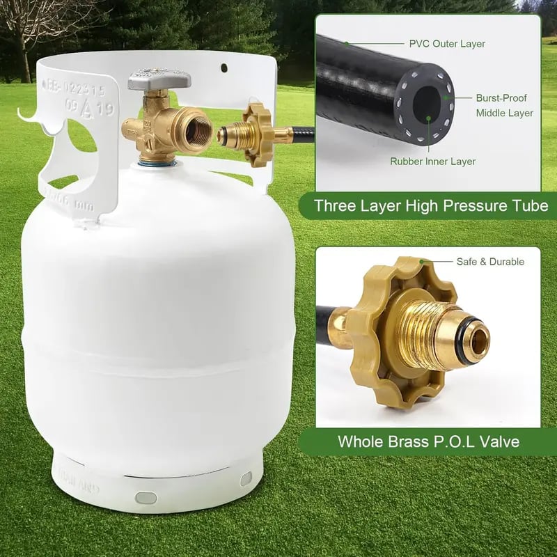 🔥NEW Propane Torch Weed Burner Kit-1.2 meters long-SLOOSELYK