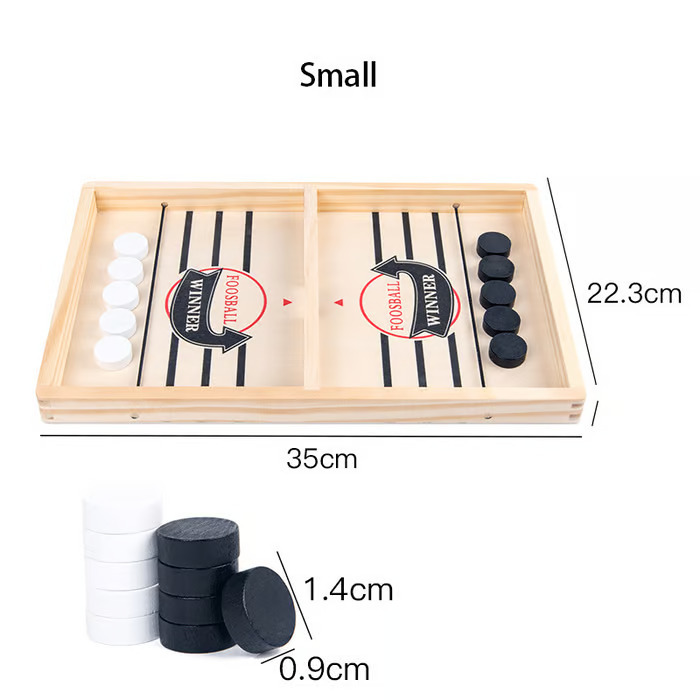 Best Interactive Game Ever - Fast Sling Puck Game - Gift For Family, F