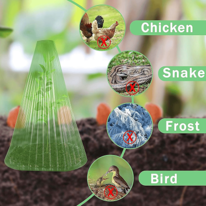 🌿Gardening Greenhouse Plant Covers 🌱Reusable, light-transmitting and breathable💪Prevent🐛insect🐓Poultry❄Frost🌧Rain🌪Wind-SLOOSELYK
