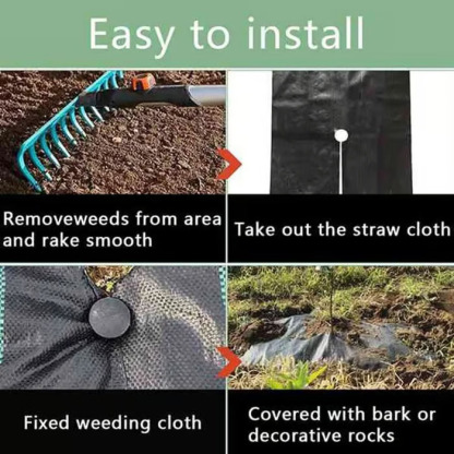 Eco-Friendly & Biodegradable Anti-Grass Cloth for Gardens and Landscaping