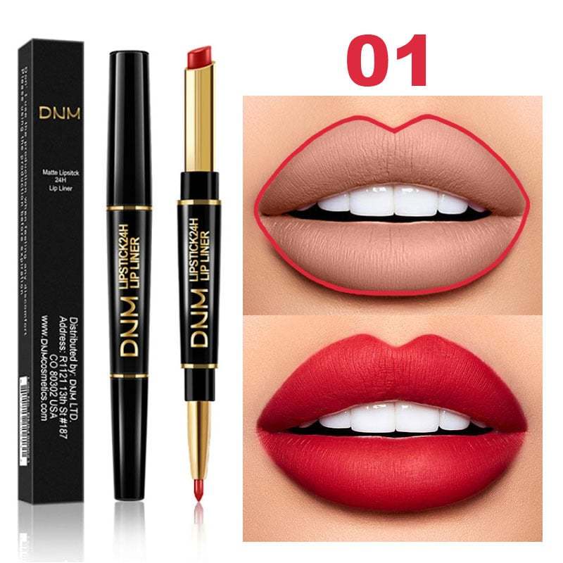 🔥2-in-1 Waterproof Lipstick Lip Liner-SLOOSELYK