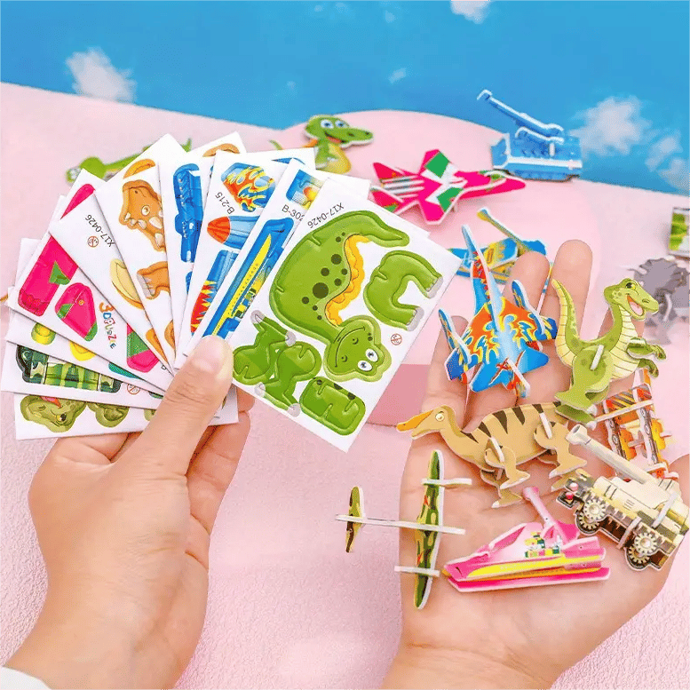 🔥Last Day Only £6.99!🔥Educational 3D Cartoon Puzzle🦖