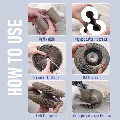 Magic Organ Cat Scratching Board--Comes with a toy bell ball-SLOOSELYK