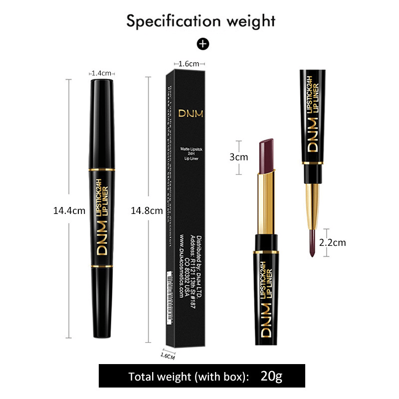 🔥2-in-1 Waterproof Lipstick Lip Liner-SLOOSELYK