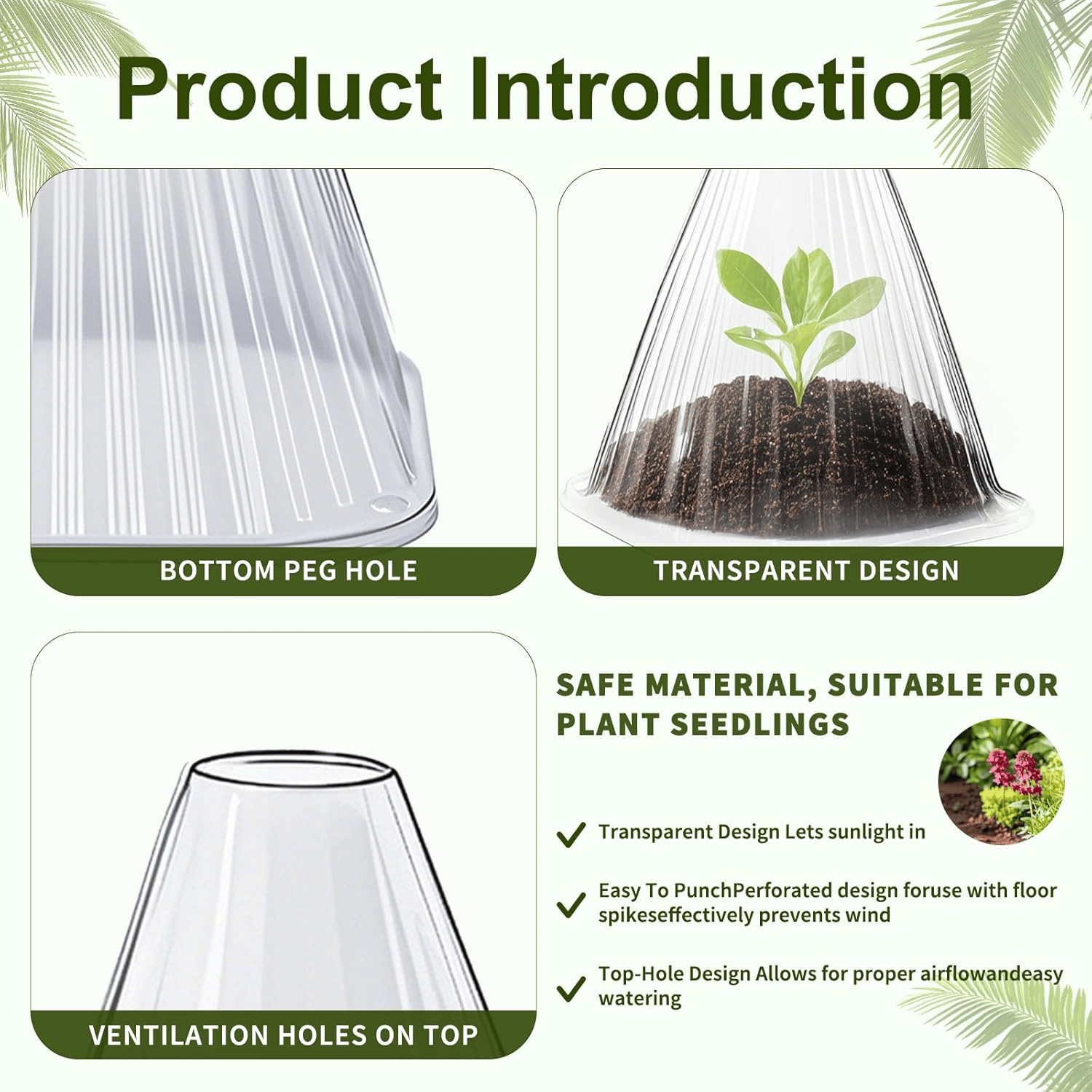 🌿Gardening Greenhouse Plant Covers 🌱Reusable, light-transmitting and breathable💪Prevent🐛insect🐓Poultry❄Frost🌧Rain🌪Wind-SLOOSELYK