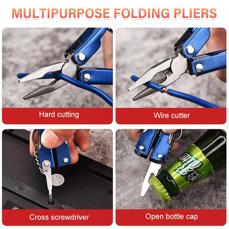 8-in-1 multi-function tool pliers