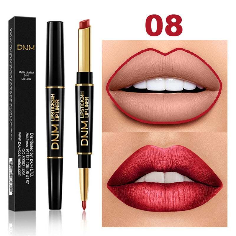 🔥2-in-1 Waterproof Lipstick Lip Liner-SLOOSELYK