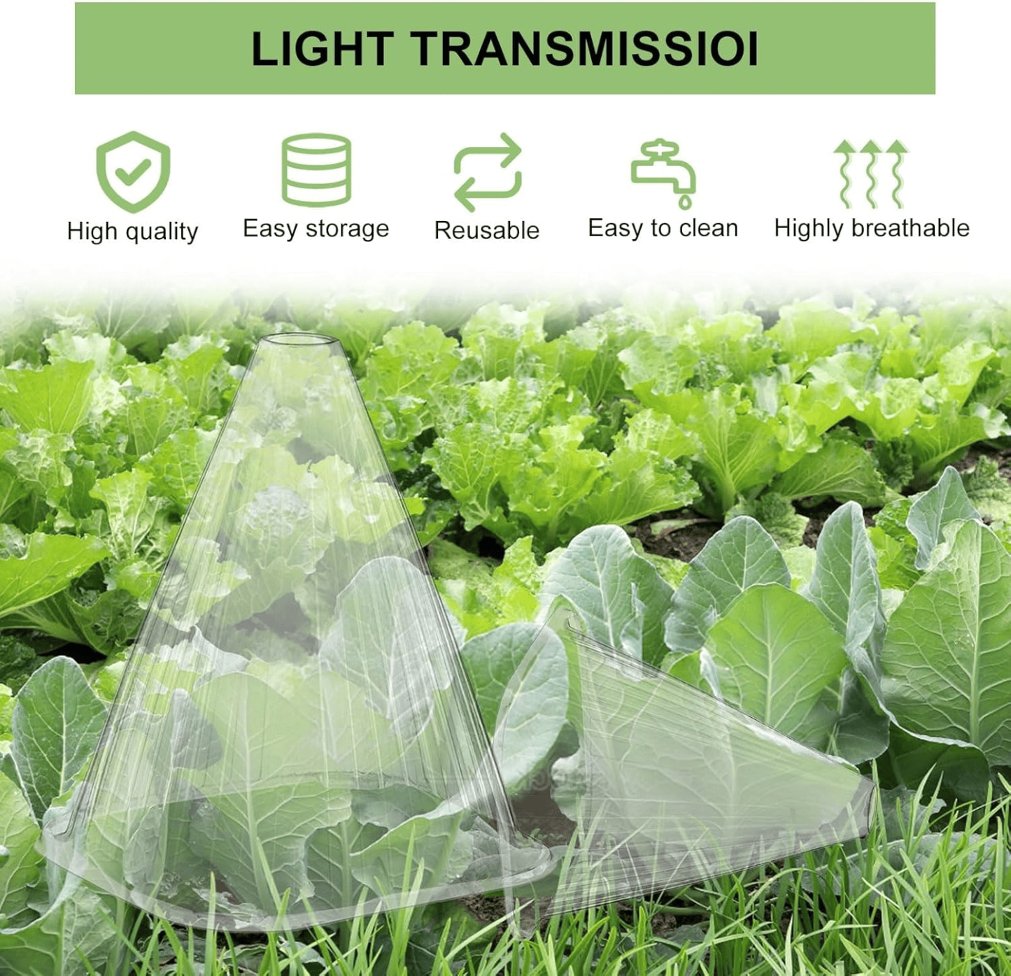 🌿Gardening Greenhouse Plant Covers 🌱Reusable, light-transmitting and breathable💪Prevent🐛insect🐓Poultry❄Frost🌧Rain🌪Wind-SLOOSELYK