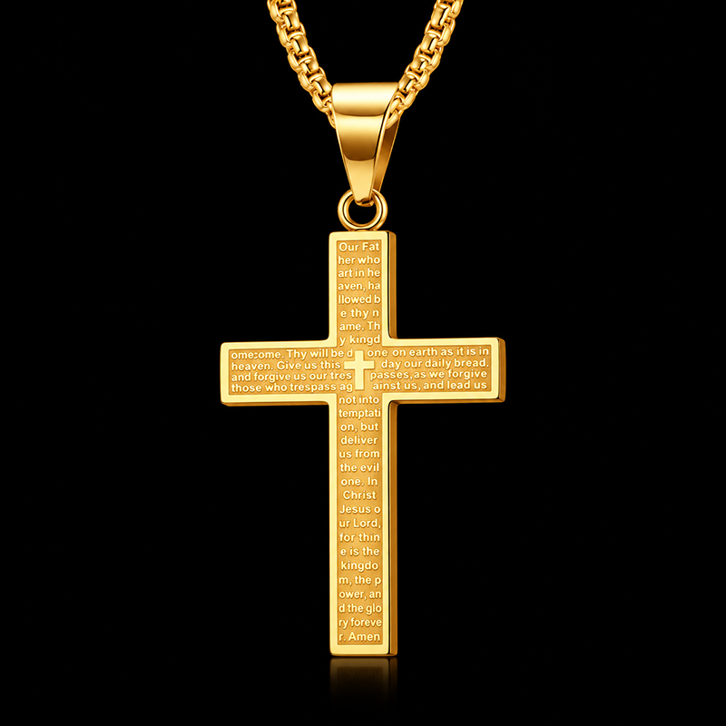 Faithbound Prayer Cross Necklace