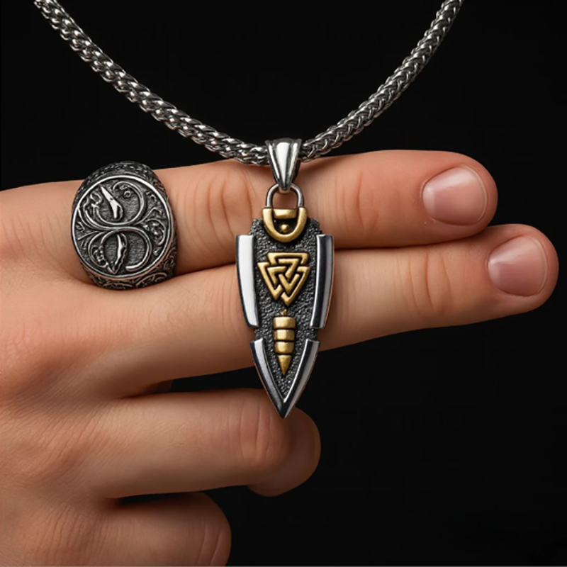 Odin's Spearhead Pendant Necklace