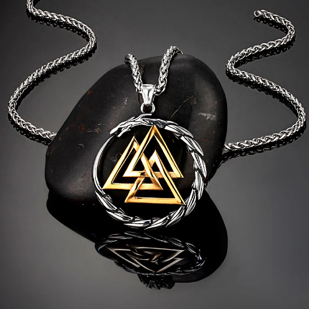 Jormungand's Knot - Metal Alloy Serpent Pendant