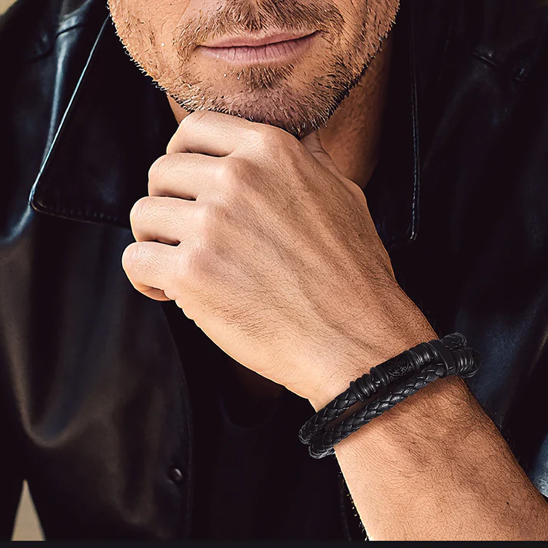 Celtic Knot and Vegvisir compass viking bracelet