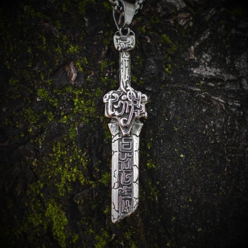 Warrior Broken Sword Necklace