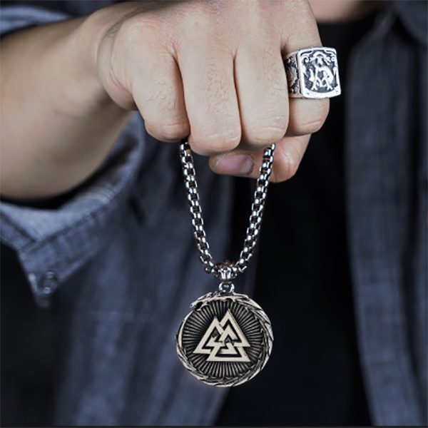 Nordic Guardian Titanium Steel Necklace