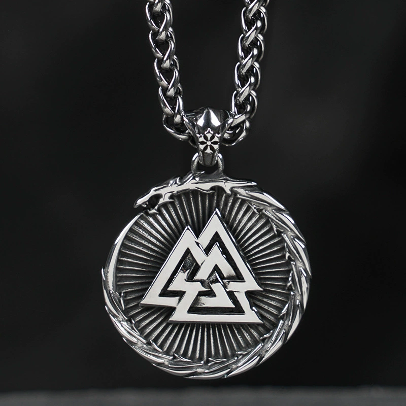 Nordic Guardian Titanium Steel Necklace