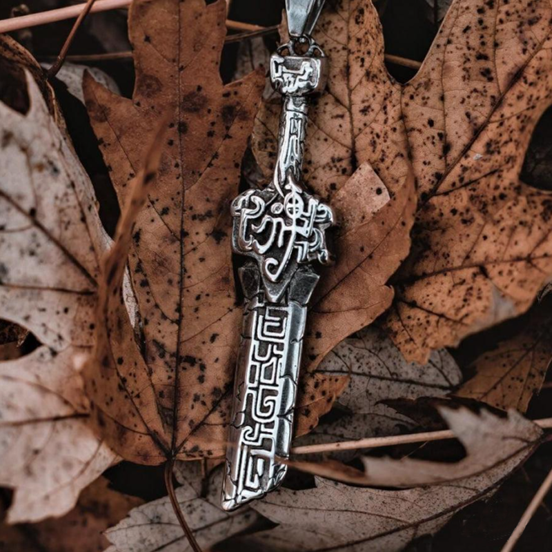 Warrior Broken Sword Necklace