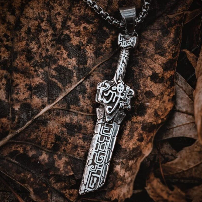 Warrior Broken Sword Necklace