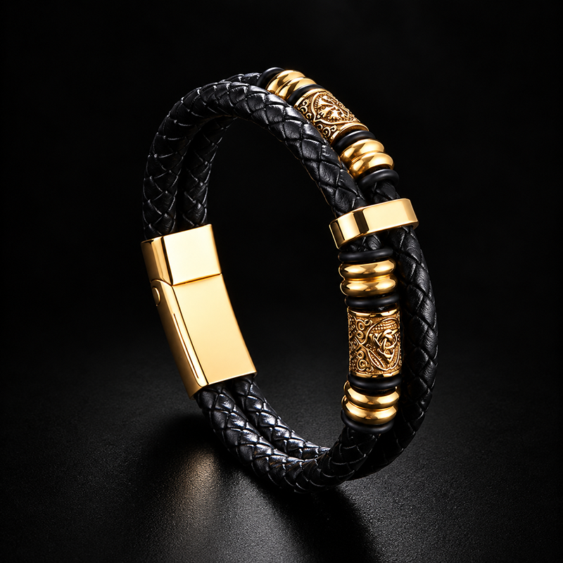 Vegvisir compass viking bracelet