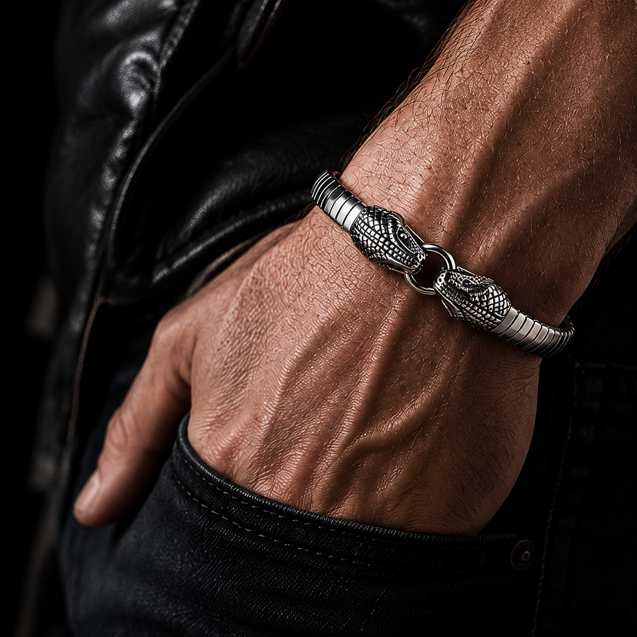 Jormungandr Snake Bracelet