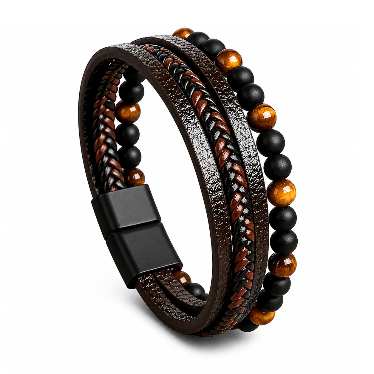 Nomad Stone Multi-Layer Bracelet