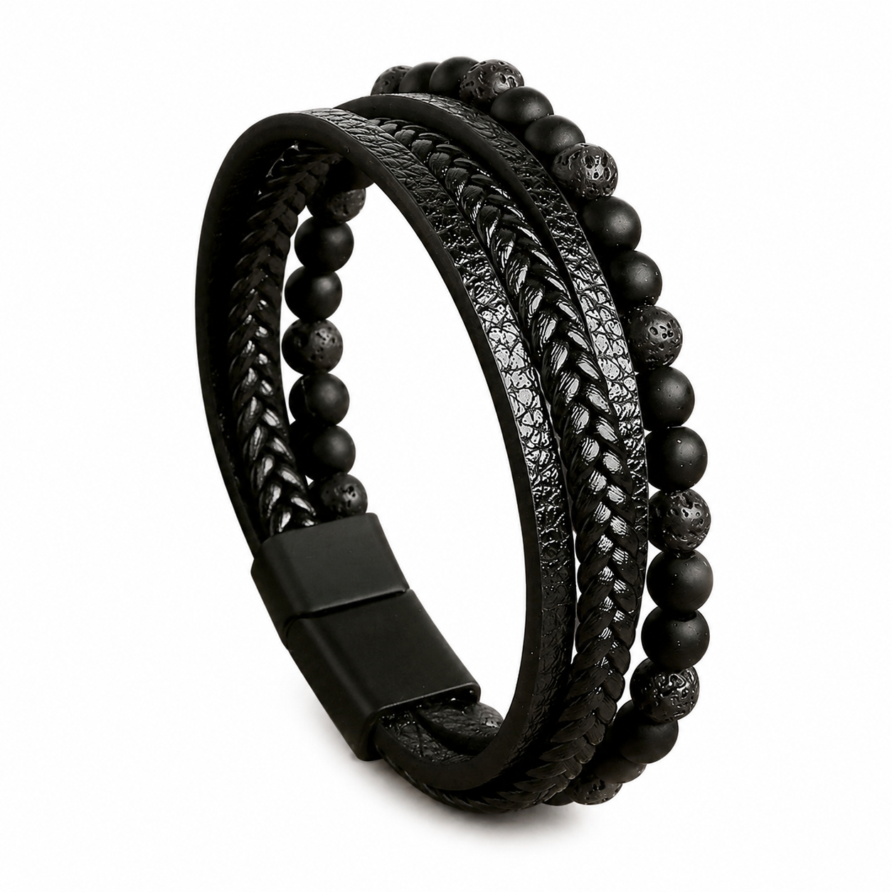 Nomad Stone Multi-Layer Bracelet