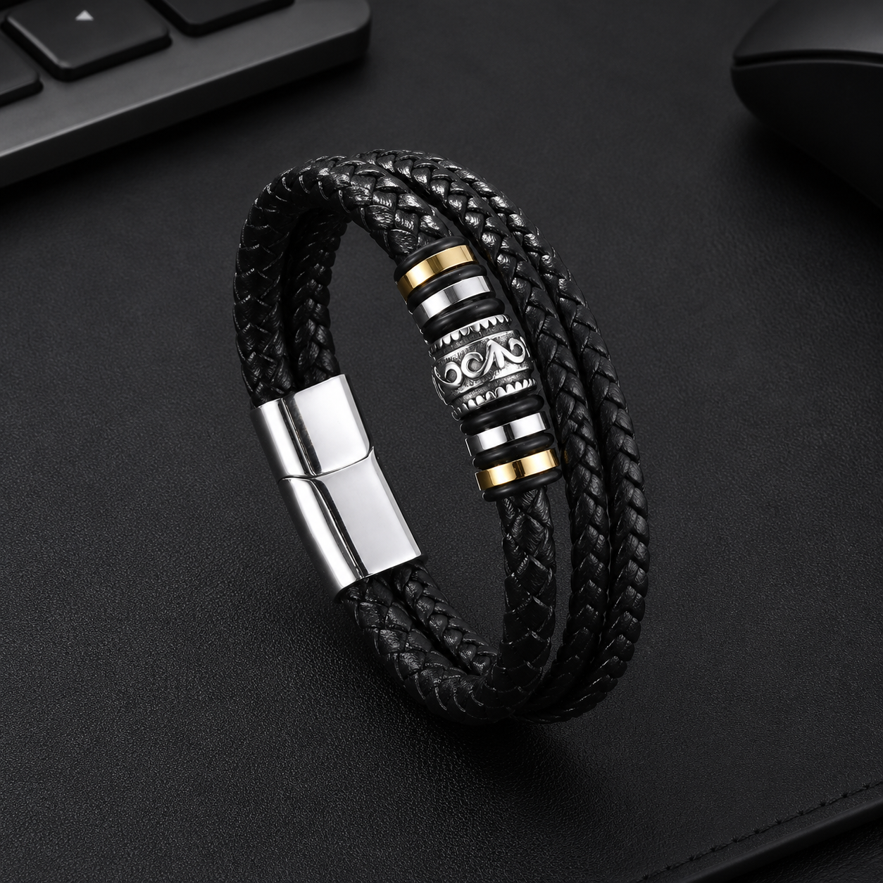 Rock Punk Triple Bracelet