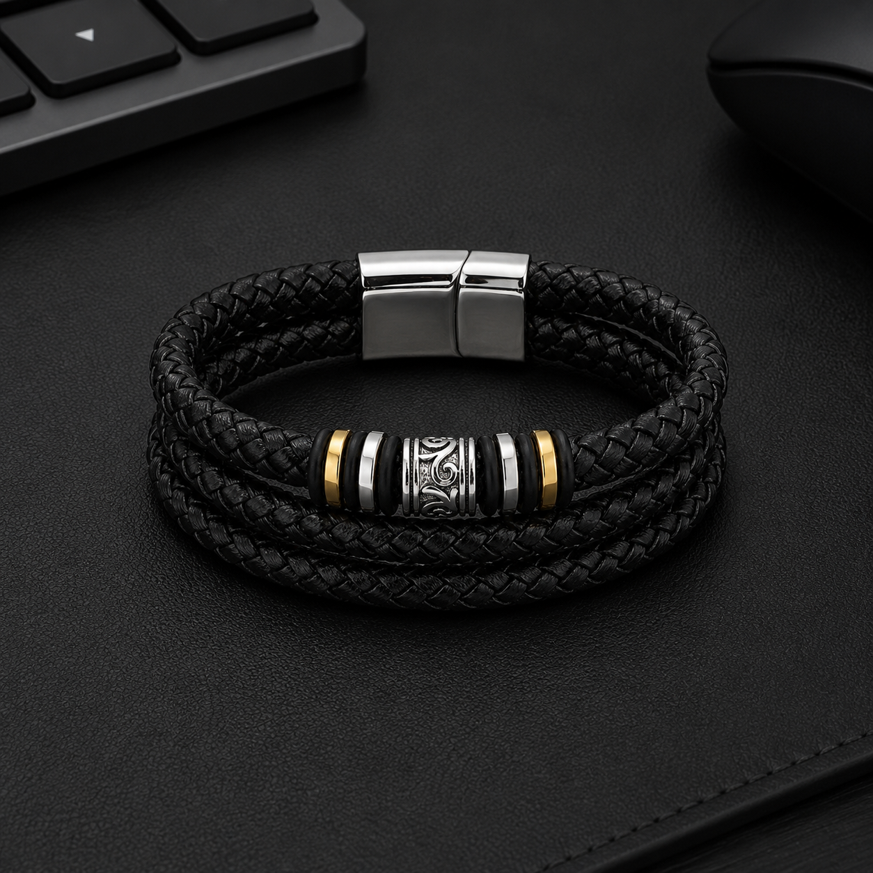 Rock Punk Triple Bracelet