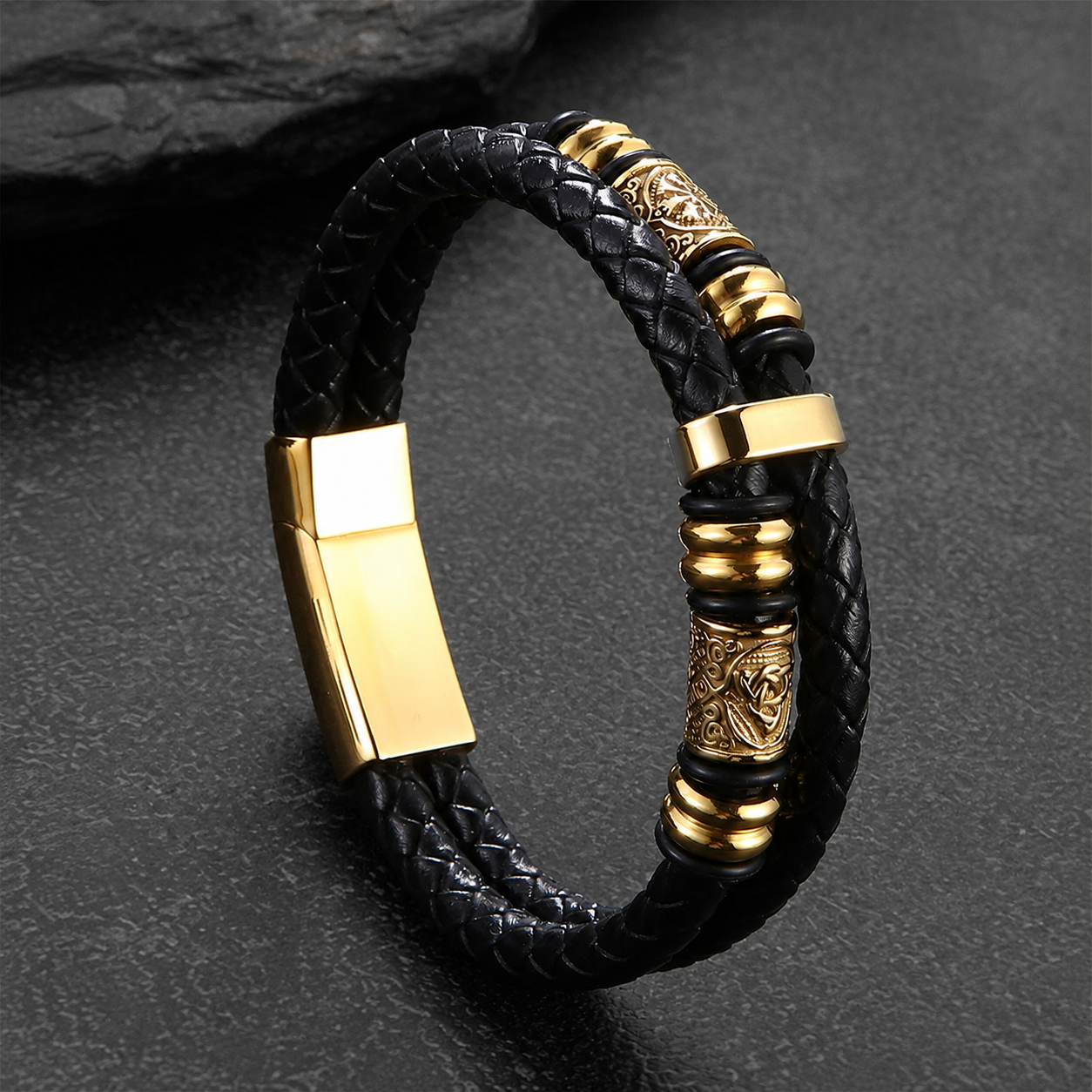 Vegvisir compass viking bracelet