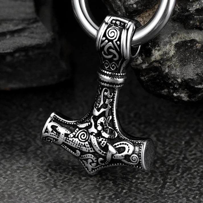 Viking Thor's Hammer Earrings