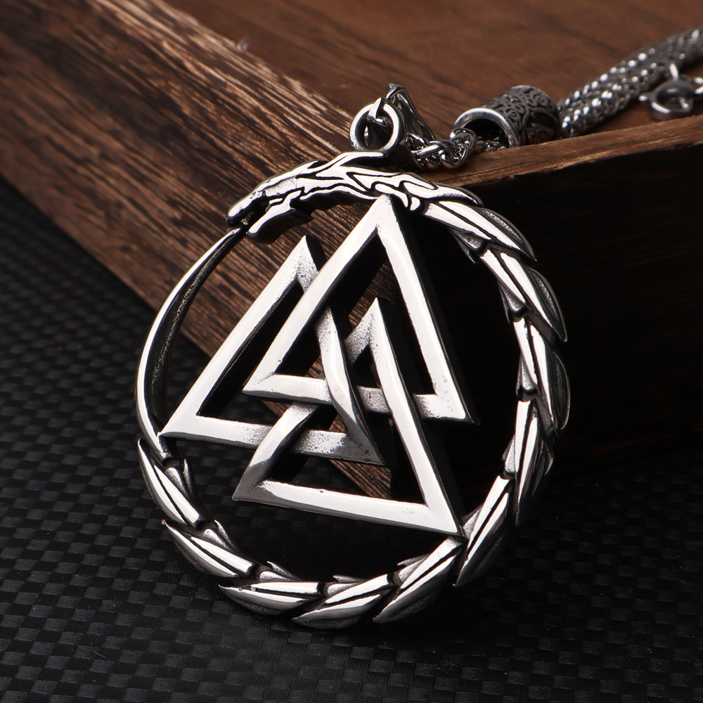 Jormungand's Knot - Metal Alloy Serpent Pendant
