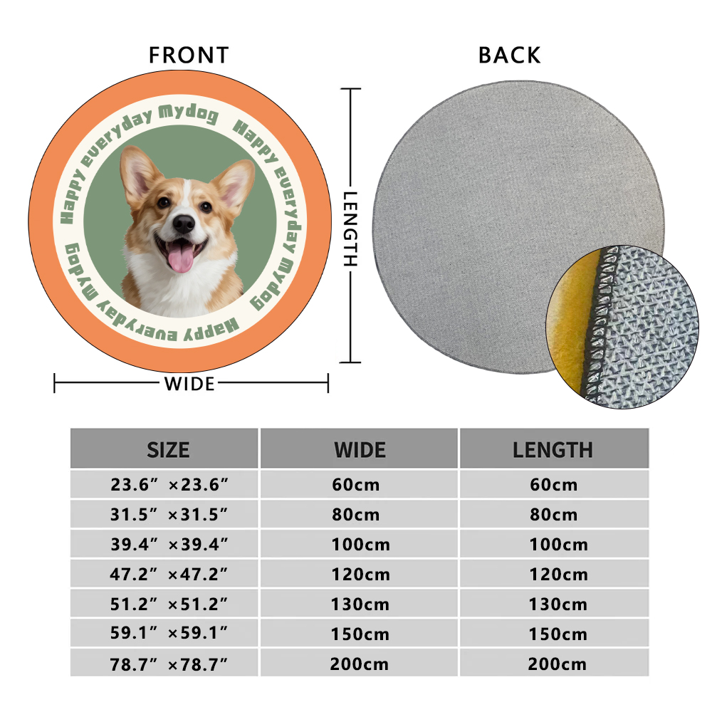 Custom Pet Rugs — Soft & Cozy Faux Cashmere