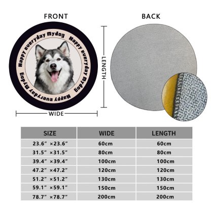 Custom Pet Rugs — Soft & Cozy Faux Cashmere