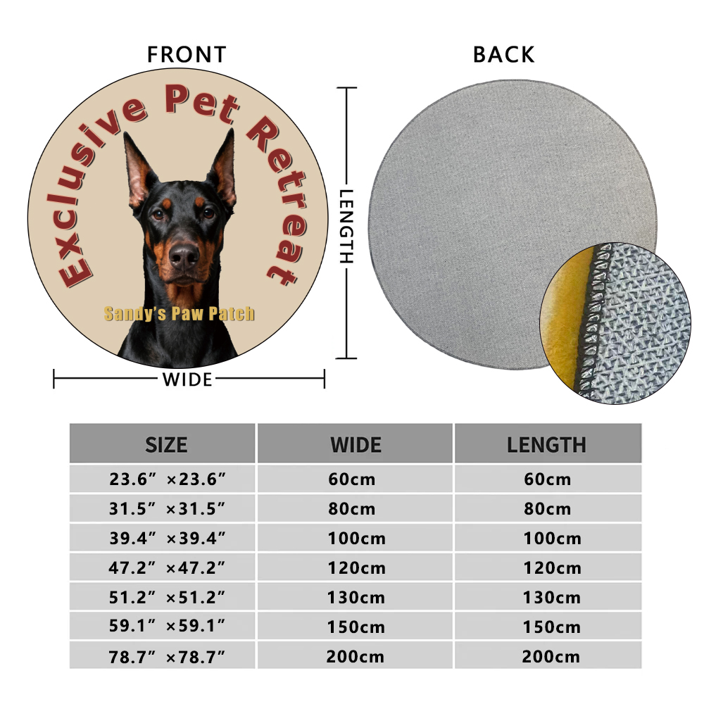 Custom Pet Rugs — Soft & Cozy Faux Cashmere