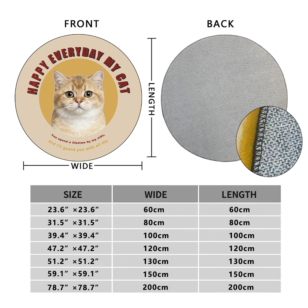 Custom Pet Rugs — Soft & Cozy Faux Cashmere