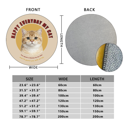 Custom Pet Rugs — Soft & Cozy Faux Cashmere