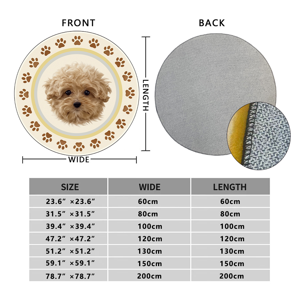 Custom Pet Rugs — Soft & Cozy Faux Cashmere