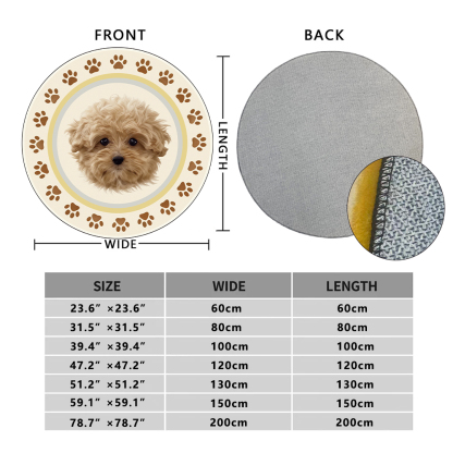 Custom Pet Rugs — Soft & Cozy Faux Cashmere