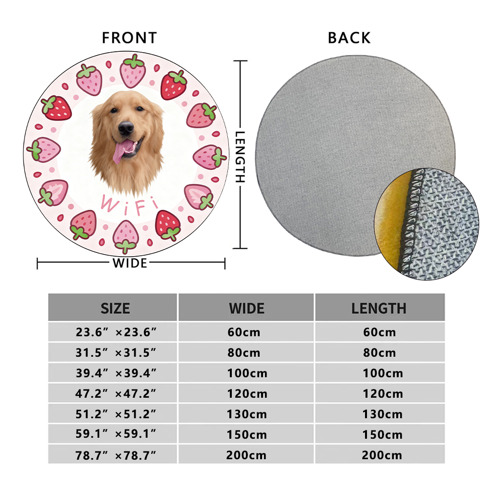 Custom Pet Rugs — Soft & Cozy Faux Cashmere