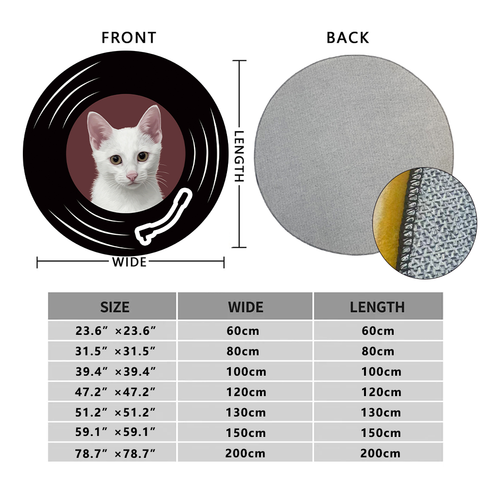 Custom Pet Rugs — Soft & Cozy Faux Cashmere