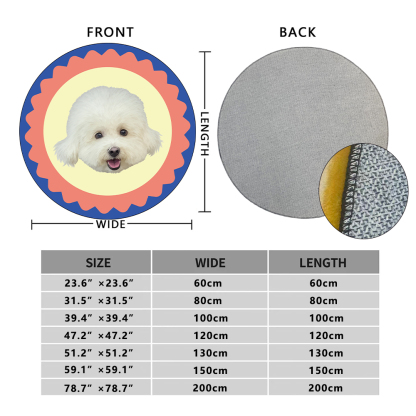 Custom Pet Rugs — Soft & Cozy Faux Cashmere