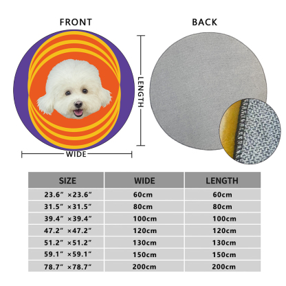 Custom Pet Rugs — Soft & Cozy Faux Cashmere