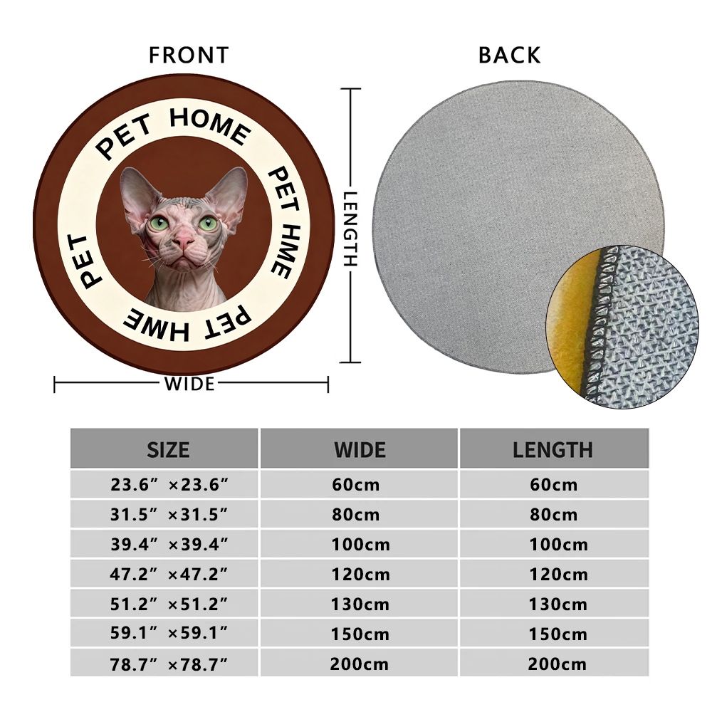 Custom Pet Rugs — Soft & Cozy Faux Cashmere