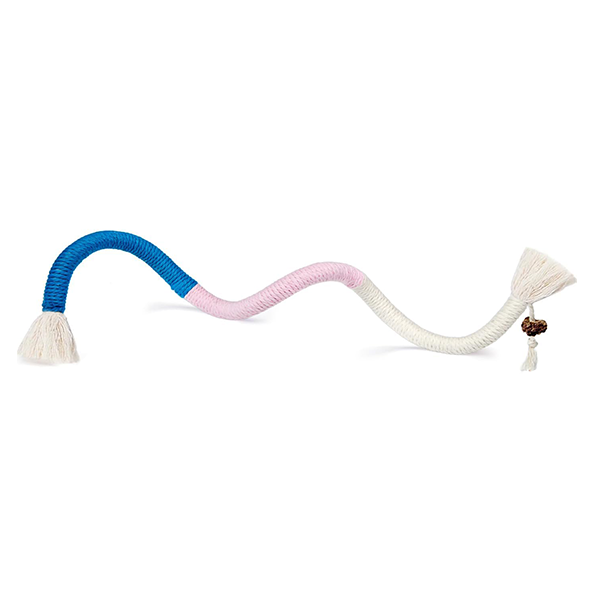 Cat Chew Ropes 4Pcs, Cat Toys for Indoor Cats with Refillable Natural 