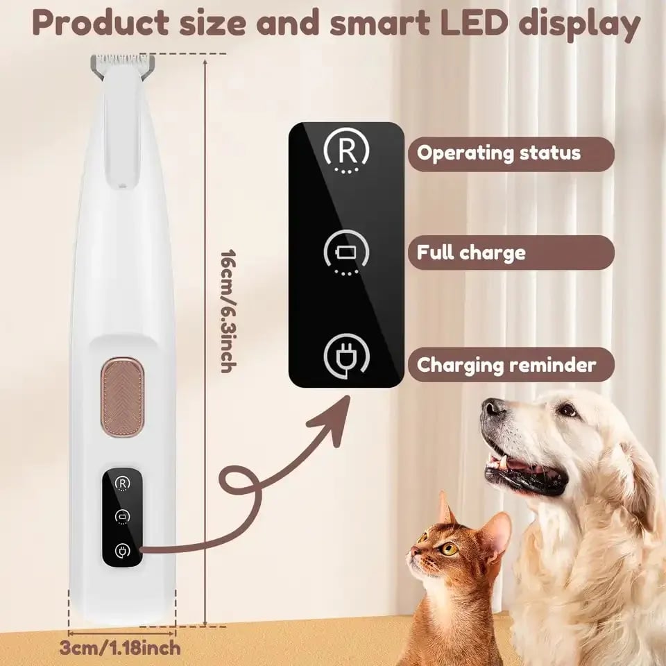 ⚡ Pawsitively Purrfect Grooming! Rechargeable Pet Hair Trimmer Kit ✨